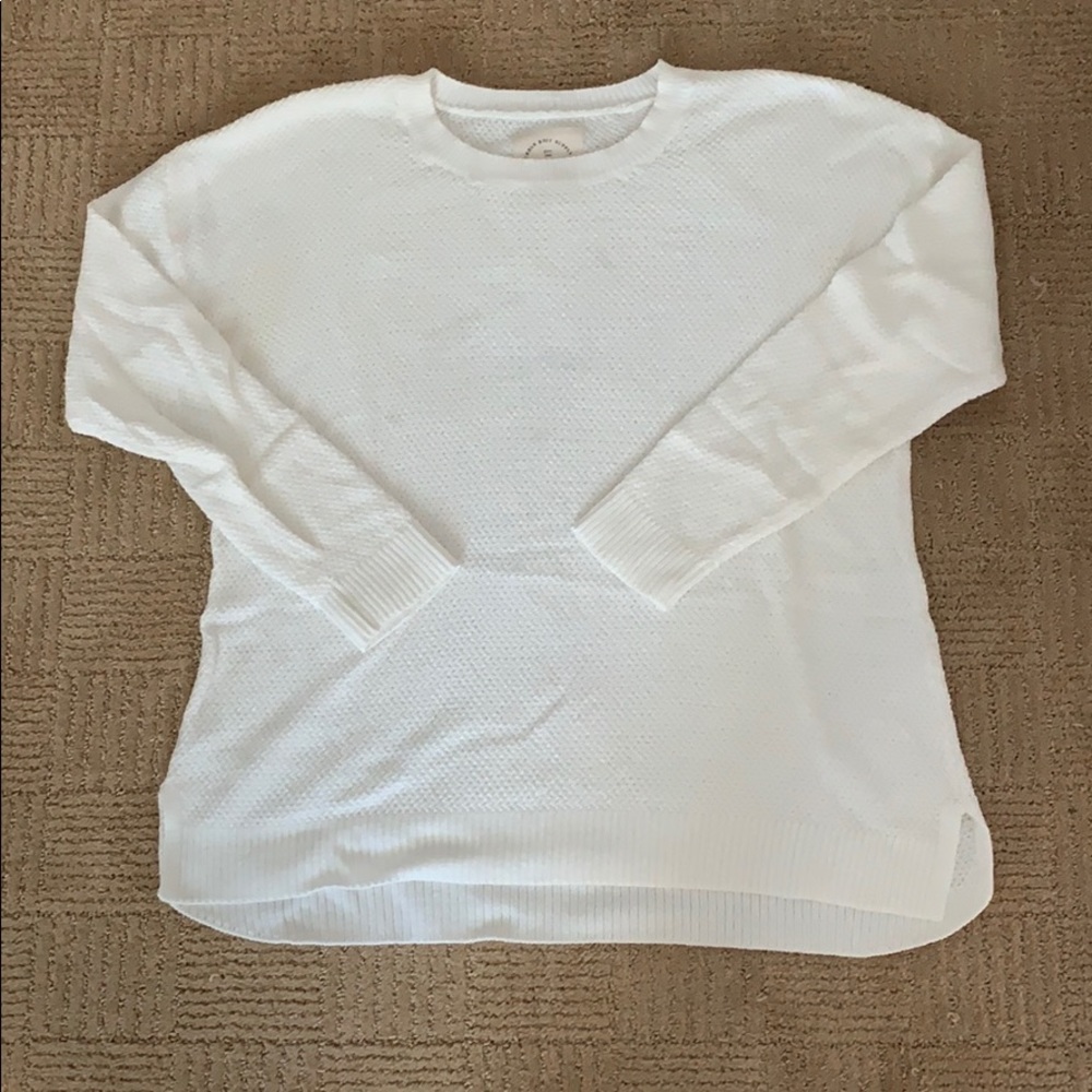 White Knit Sweater